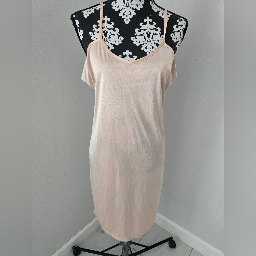 New York & Company Blush Chemise
